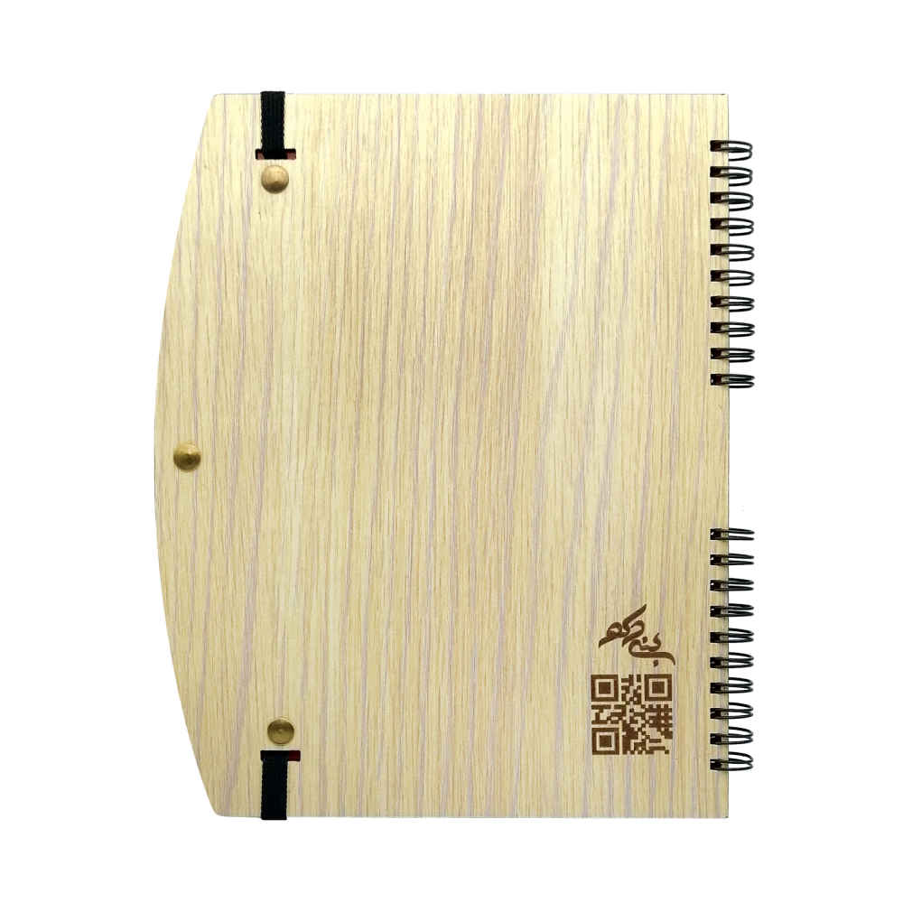 Persian Wooden Notebook – Ashegh Design, Artistic Wood Cover