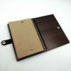 Persian Wooden Notebook – Sama Dance Design, Artistic Wood Cover