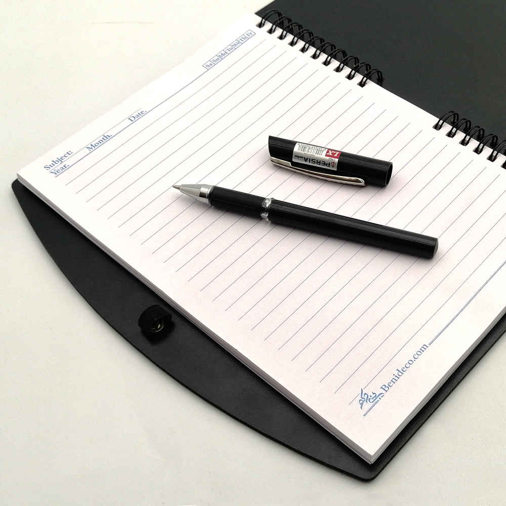 Persian Wooden Notebook – Nik Design, Handmade Wood Cover