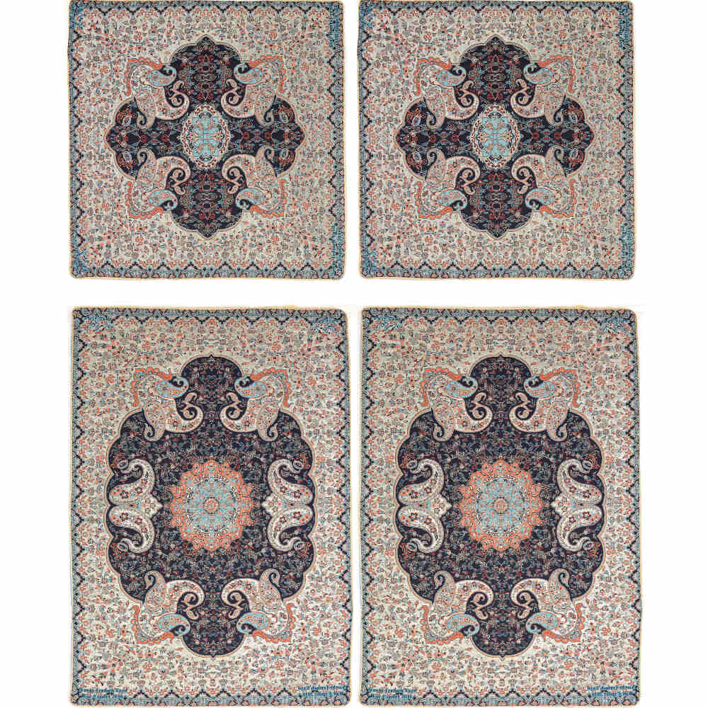 Persian Bedspread Set – Oriental Style Double Size with Termeh Fabric – Toranj