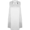 Women's Fashion Dress without Sleeves in Green Model Carony