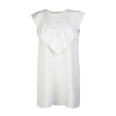 Women's Sleeveless Shift Dress with Round Neck for Minimalist Summer and Casual Style