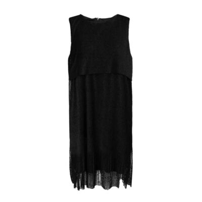 Women’s Sleeveless Shift Dress with Minimalist Chic Design for Elegant Casual Wear