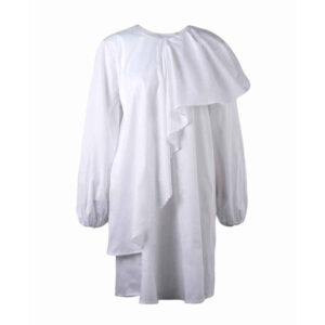 Women’s Fashion Long Sleeve Dress with Round Neckline Model Hasti