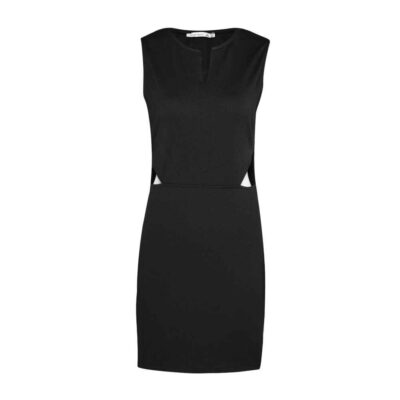 Women's Sleeveless Sheath Dress for Ceremonies, Parties and Minimalist Elegant Style