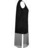 Women's Fashion Sleeveless Dress for Outdoor with Preal Design in Black