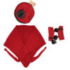 Women's Knitted Hat and Scarf Set Model Ara