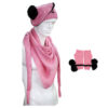 Women's Knitted Hat and Scarf Set Model Ara