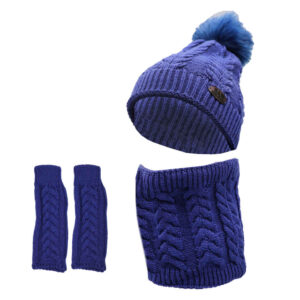 Women’s Knitted Hat and Scarf Set Model Elika