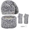 Women's Knitted Hat and Scarf Set Model Farah