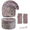 Women's Knitted Hat and Scarf Set Model Farah