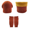 Women's Knitted Hat and Scarf Set Model Fariba
