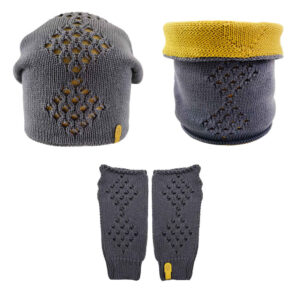 Women’s Knitted Hat and Scarf Set Model Fariba