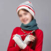 Women's Knitted Hat and Scarf Set Model Hiva