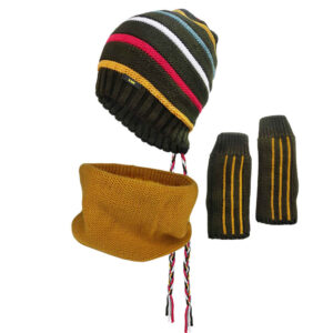 Women’s Knitted Hat and Scarf Set Model Hiva