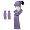 Women's Knitted Hat and Scarf Set Model Karin