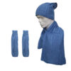 Women's Knitted Hat and Scarf Set Model Karin