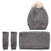 Women's Knitted Hat and Scarf Set Model Kiana