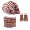 Women's Knitted Hat and Scarf Set Model Panah
