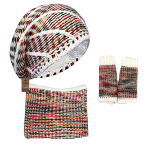 Women’s Knitted Hat and Scarf Set Model Panah