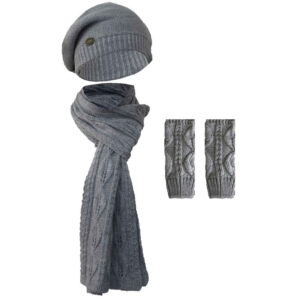 Women’s Knitted Hat and Scarf Set Model Rima