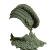 Women's Knitted Hat and Scarf Set Model Samin