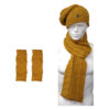 Women's Knitted Hat and Scarf Set Model Vala