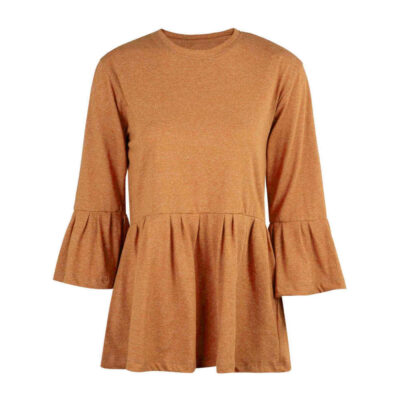 Women's Long Sleeve Blouse Model Riahi with Casual Simple Style