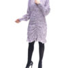 Women's Long Sleeve Dress with Snakeskin Design for Every Season Model Elika