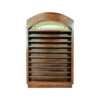 Wooden Wall-Mounted Turbah Holder Shelf - Brown