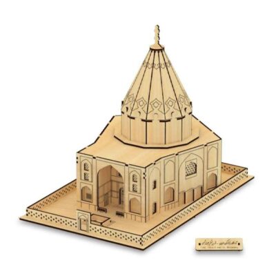 106-Piece 3D Puzzle: Tomb of Baba Rokneddin – Detailed Model