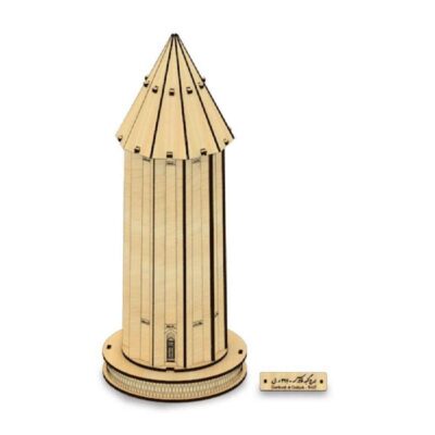 53-Piece 3D Puzzle: The Tower of Kavus – Detailed Model