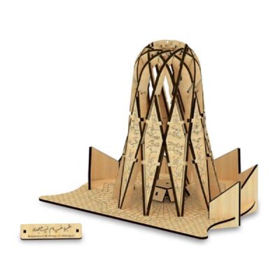 58-Piece 3D Puzzle: Tomb of Omar Khayyam – Detailed Model