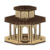 87-Piece 3D Puzzle: Tomb of Mirza Kuchak Khan – Intricate Design