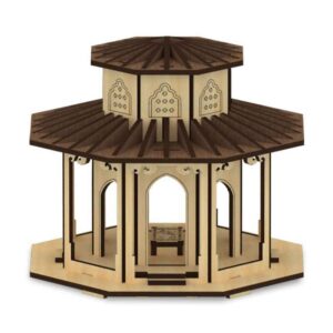 87-Piece 3D Puzzle: Tomb of Mirza Kuchak Khan – Intricate Design