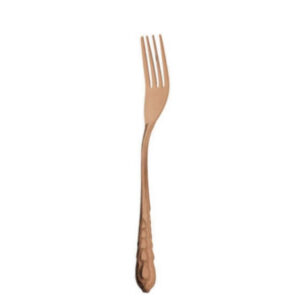 Heart-Shaped Copper Fork Set – 6 Pieces
