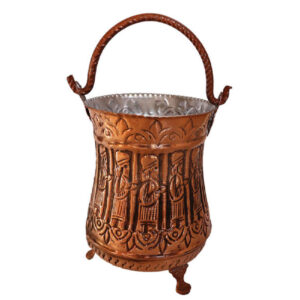 Persian Copper Waste Basket – Achaemenid Elegance