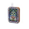 Decorative Wooden Terrarium Vase with a Persian-Inspired Pattern, Featuring the Kaashi Model in a Rectangular Silhouette