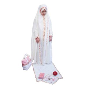 Girls’ Jashn-e Taklif Chador Set with Sleeves Model Mahsa
