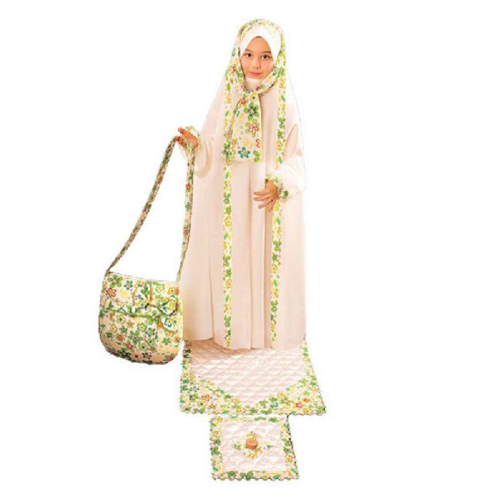 Girls’ Jashn-e Taklif Chador Set with Sleeves Model Sedna