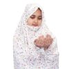Girls' Taklif Ceremony Chador Set with Sleeves Model Floral