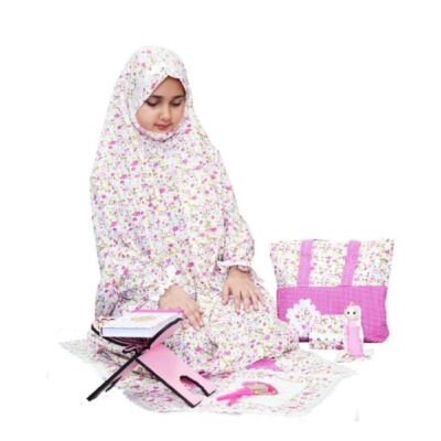 Goldar Girls' Taklif Ceremony Chador Set with Sleeves