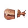 Handcrafted Persian Copper Sugar Bowl with - Hammered Pineapple