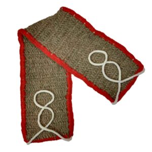Handwoven Wool Back Scrubber – Traditional Bath Accessory