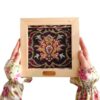Islamic Imam Reza Shrine Carpet Frame Tamana