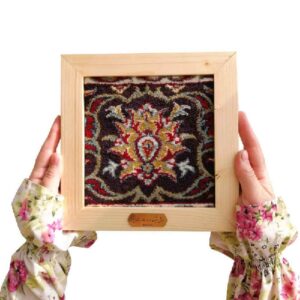 Islamic Imam Reza Shrine Carpet Frame Tamana
