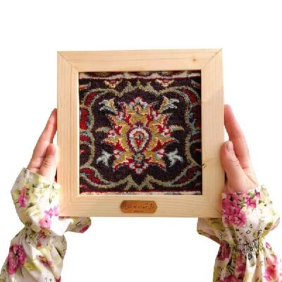 Islamic Imam Reza Shrine Carpet Frame Tamana