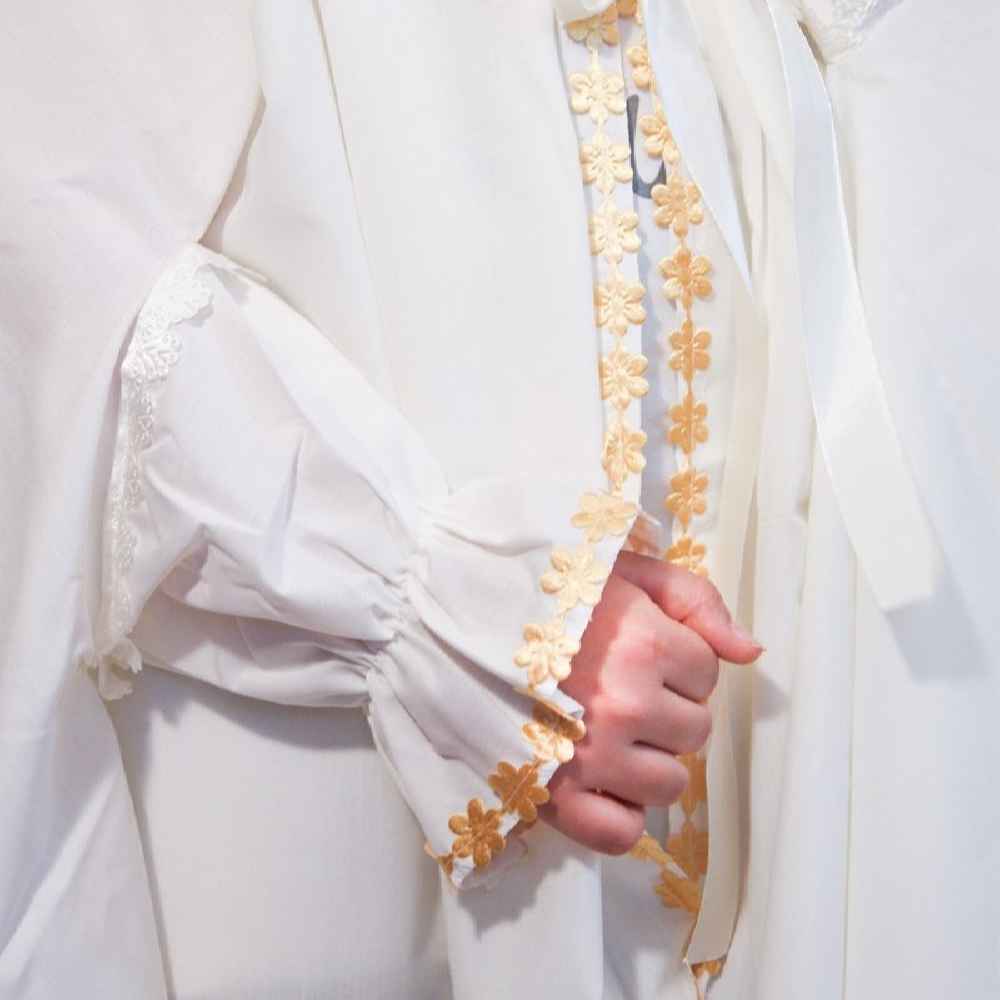 Islamic White Girls’ Namaz Chador Model Khorshidi
