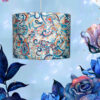 Fabric Pendant Light Pendant Ceiling Light with Velvet Drum Lampshade Firoozeh