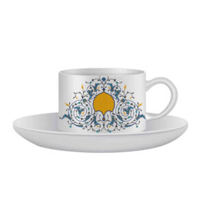 Persian Teacup Set of 4 with Saucer – Sonati Ceramic Design